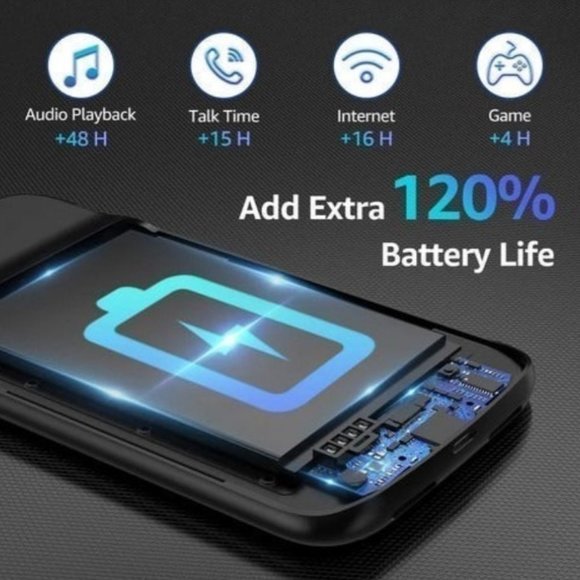 5000mAh Battery Case for IPHONE 11 - Picture 2 of 4